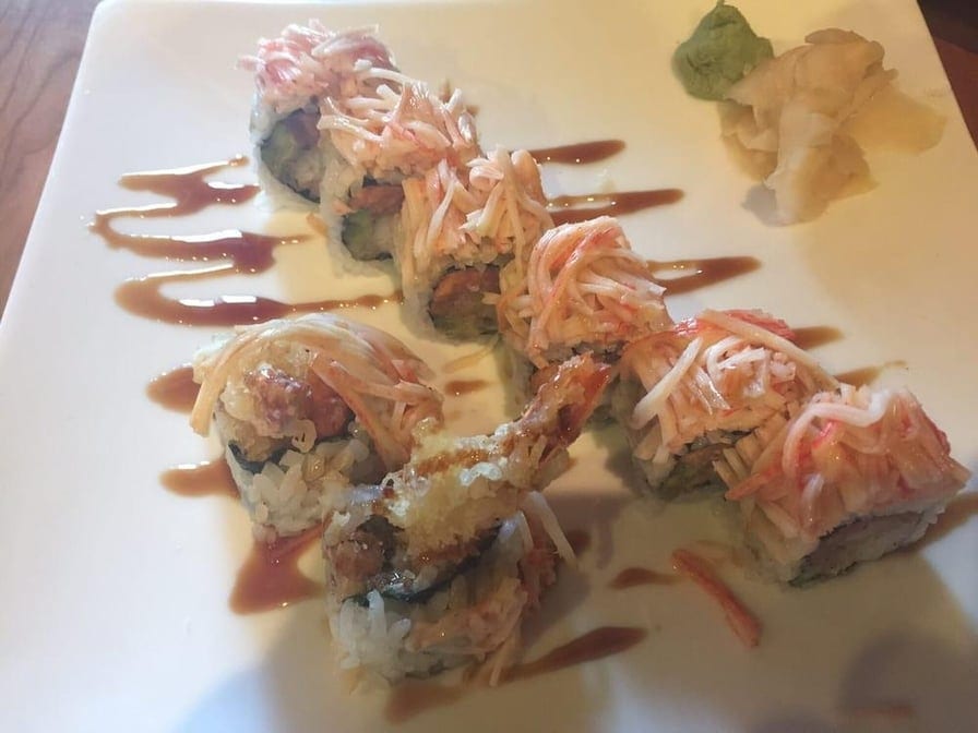 Angry Dragon Roll.