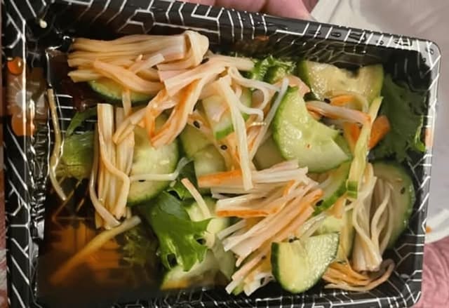 Sunomono Salad (Cucumber Salad).